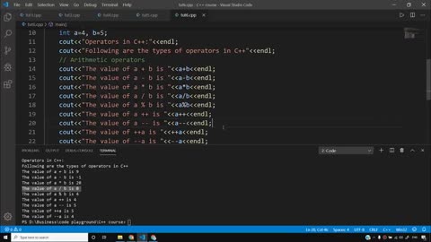 C++ Header files & Operators _ C++ Tutorials for Beginners #6