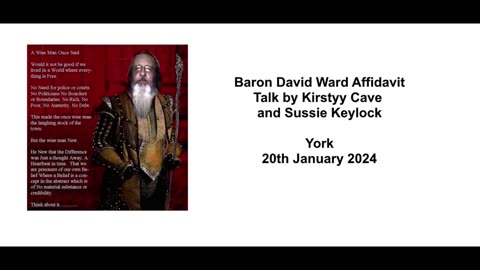 Talk By Kirsty & Susie at York January 2024