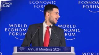 BREAKING: New WEF participant does the unthinkable at 2024 Davos Meeting.