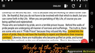 MILLIONS PERISHING IN PRIDE PRISON_Words of the Spirit-Oct 23 2022