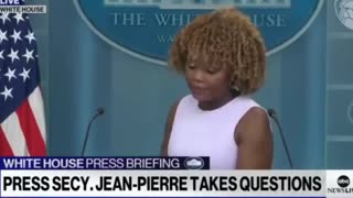 WHOA! Karine Jean-Pierre Fumes as Reporters REPEATEDLY Grill Her About Biden’s Cognitive Decline, Ask if He Has “Alzheimer’s or Any Form of Dementia” rigged 2020 election gave the USA a dementia patient as president.. If Biden wins in 2024 we all