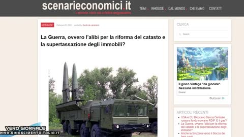 VERO GIORNALE, 28.02.2022 – Il telegiornale di FEDERAZIONE RINASCIMENTO ITALIA