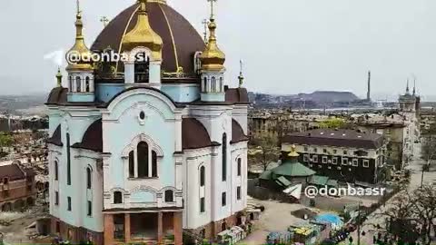 Ukraine War - Mariupol from the height of the old water tower