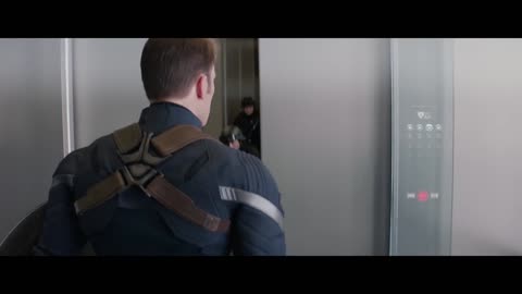 Captain America '''Winter Soldier"" Elevator Scene