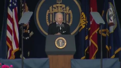 Biden whispers "Remember: I'm your Commander in Chief."