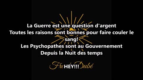 Les Psychopathes sont au Gouvernement-FRANK DUBÉ(lyrics video)