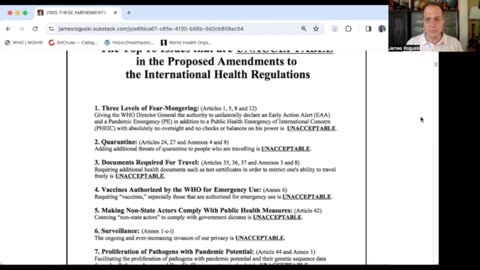 JamesRoguski - REJECT THE AMENDMENTS (W.H.O)