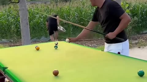 Funny video Billiards milion views