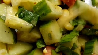 Bbq Cron Cucumber Salad 🥗