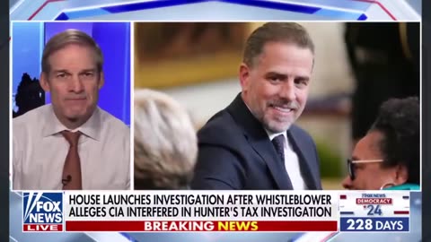 Chairman Jordan Discusses CIA Intervention in Hunter Biden's Taxes Investigation