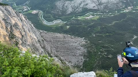 BASE Jumper Kicked Off Cliff