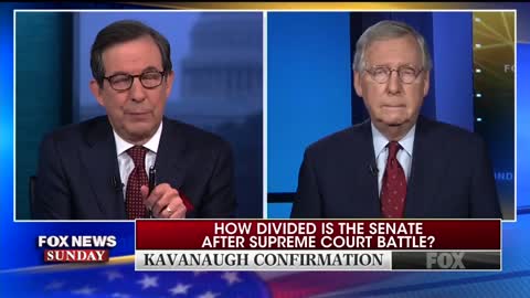 Chris Wallace harangues Mitch McConnell about "Garland standard."