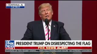 Trump Addresses NFL Players Disrespecting American Flag