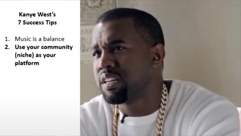 Kanye West's 7 Tips For Success