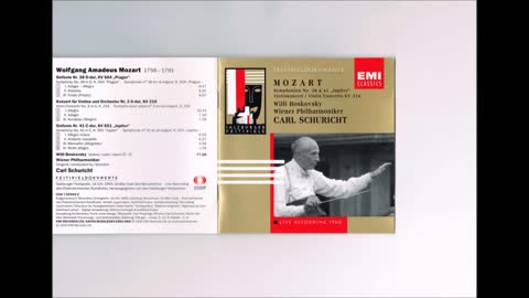 Mozart - Symphony No.38 “Praha” Schuricht Wiener