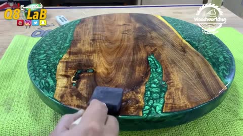 Amazing Woodworking Skills , How To Build Round Epoxy coffee table 2021