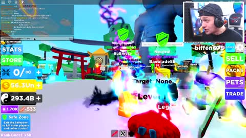 I CAUGHT THIS YOUTUBER HACKING ON LIVE STREAM AND SO I *EXPOSED* HIM IN ROBLOX NINJA LEGENDS!!