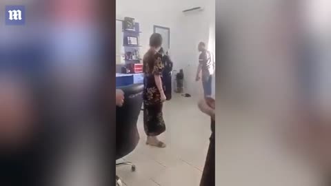 husband ABUSES his wife for visiting beauty salon in Turkmenistan