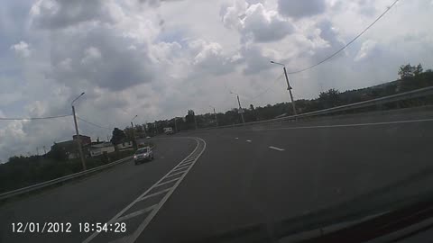 Insane Car Crash and Near Miss with Motorcycle