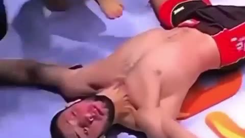 Perfectly timed upper cut