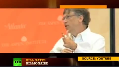 'Bill Gates Depopulation Plans Caught On Camera' - RT News 2013
