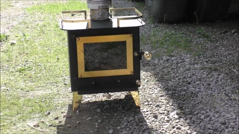 Cubic Mini Wood Stove ~ Curing The Stove