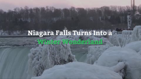 Brutal Winter Makes Frozen Niagara Falls into Work of Art