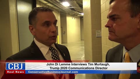 Tim Murtaugh Trump 2020 Communications Director interviewed by John Di Lemme