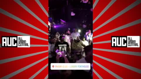 The Game Pulls Up To 50 Cent and James Harden Day Party