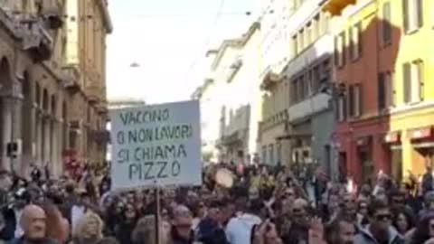 Thousands Protest Against Vaccine Passports In Italy