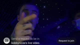 Bobbynicee ig live 01/24/24 Bobbynicee promoting his music part1 very short clip