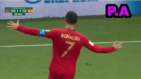 Cristiano Ronaldo Best freekick in last minute on time