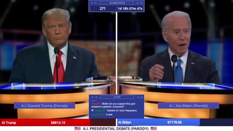 🔴 Donald Trump and Joe Biden A.I. Presidential Debate (Parody)