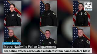 Heroic police officers lauded for preventing massacre during Nashville explosion