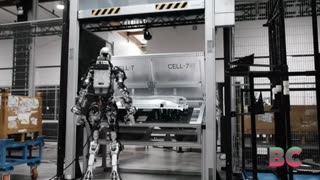 Humanoid robot gets to work in BMW assembly plant