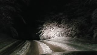 Snow Nighttime.