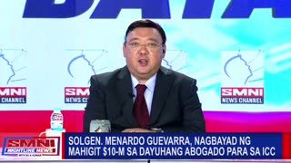 SolGen. Menardo Guevarra, nagbayad ng mahigit $10-M sa dayuhang abogado para sa ICC