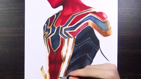 Iron Spider-Man hand-painted by God, don't miss it if you are interested 2