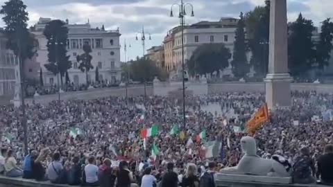 Biggest Protest in Rome 1