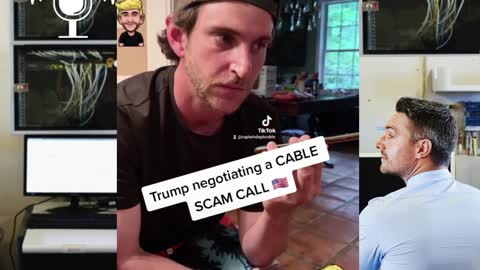 Trump takes a Cable Scam Call!
