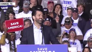 Donald Trump Jr. Asks the Crowd: What Has Joe Biden Fixed? Crowd Member: 'The Election'