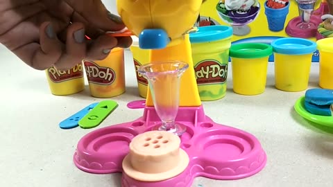 Ice Cream Extravaganza! Making Play-Doh Ice Cream Galore - Dive into Sweet Fun!