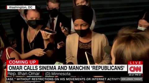 Omar Calls Manchin and Sinema Republicans