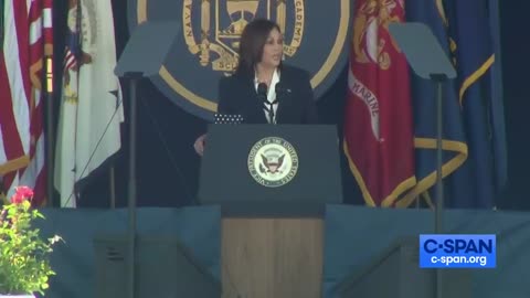 Kamala Harris woke joke completely bombs at Navy Academy