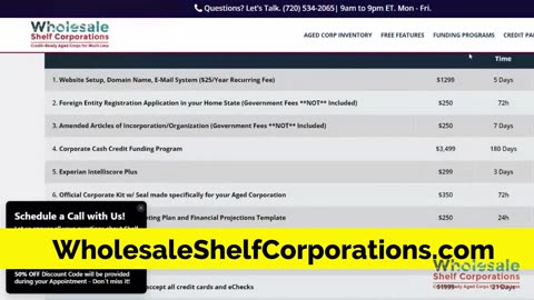 Boost Your Business Success with Aged Corporations from WholesaleShelfCorporations.com