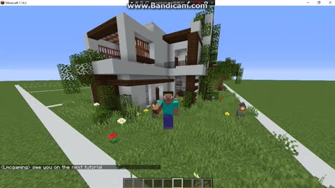 How to build a modern house in minecraft