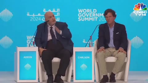 Tucker Carlson goes into the lion's den at World Government Summit, SLAYS it!