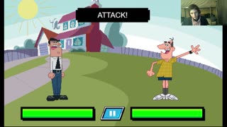 Timmy Turner's Dad VS Sheldon Dinkleberg In A Nick's Not So Ultimate Boss Battles Match