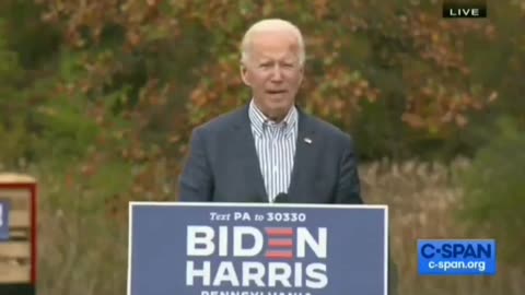 Beijing Biden Calls President Trump Supporters "Chumps."