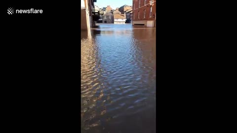 Severe flooding in Yorkshire as UK ravaged by Storm Christoph